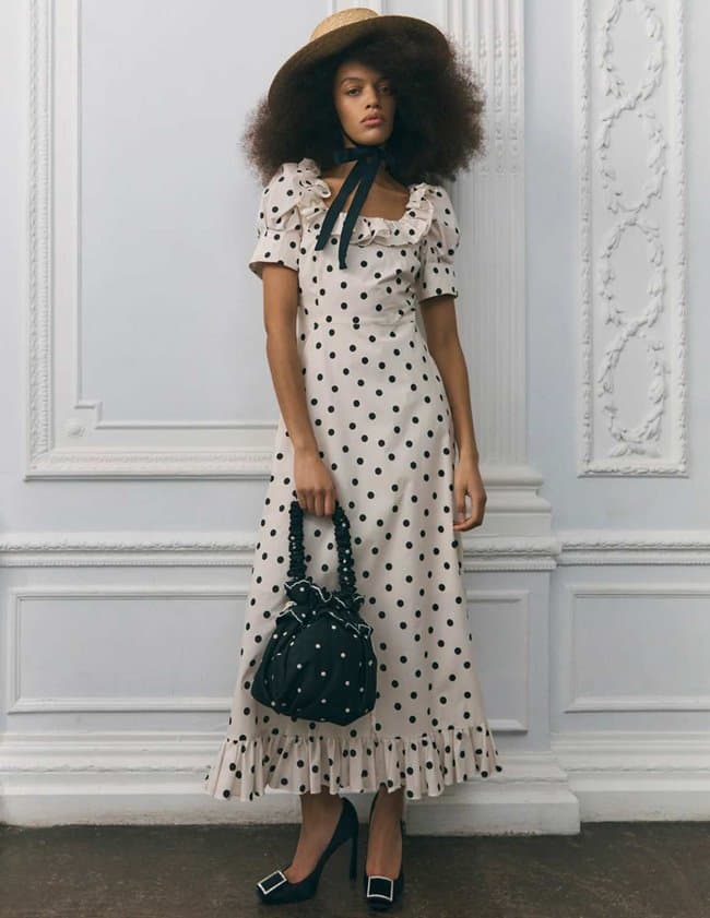Queens of Archive beatrice dress - white detail