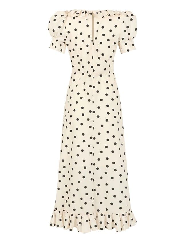 Queens of Archive beatrice dress - white model