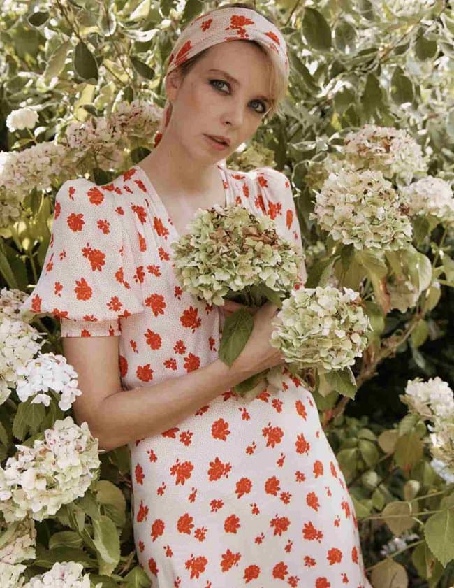 Queens of Archive bella dress - rose side