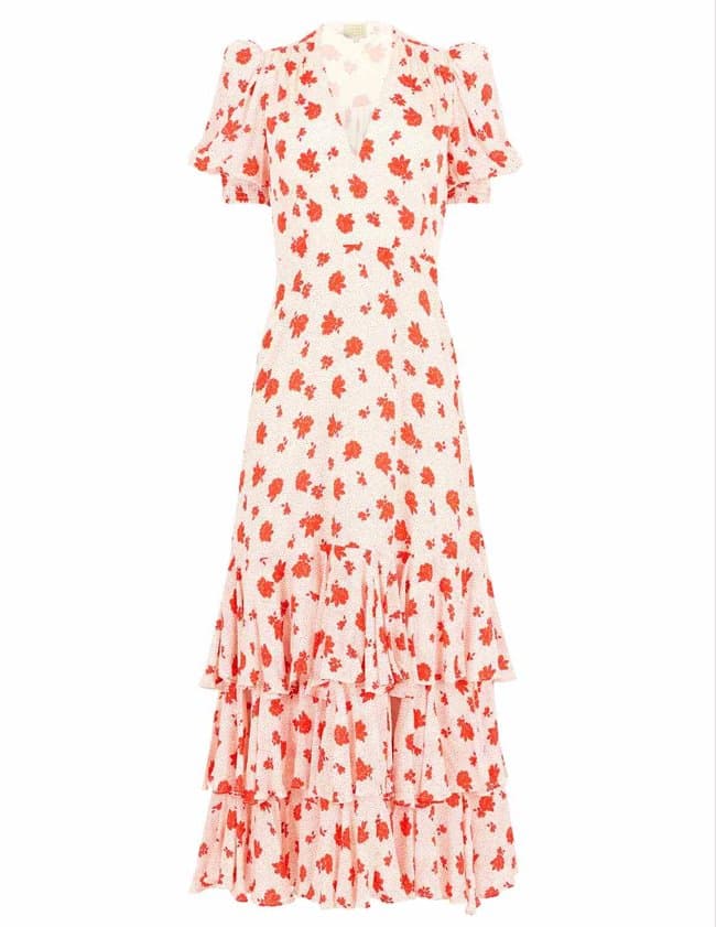 Queens of Archive bella dress - rose back