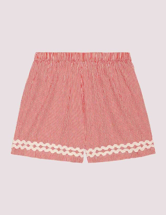 Sissel Edelbo abelone shorts - red flower side
