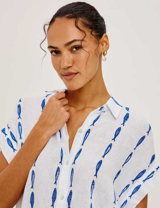 Rails farrah shirt - sardines back
