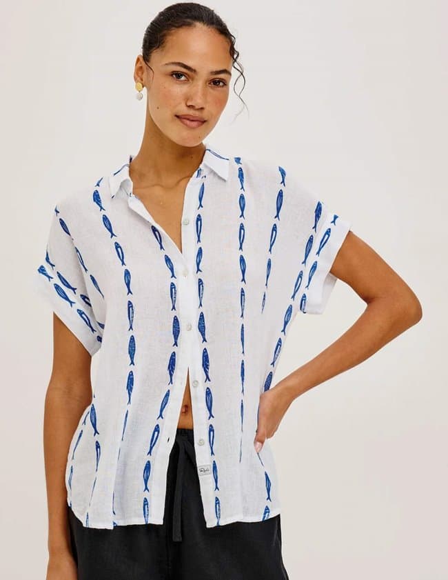 Rails farrah shirt - sardines detail