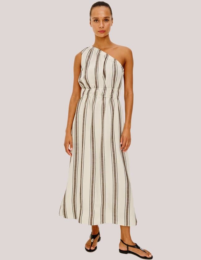 Rails selani dress - sequoia stripe side