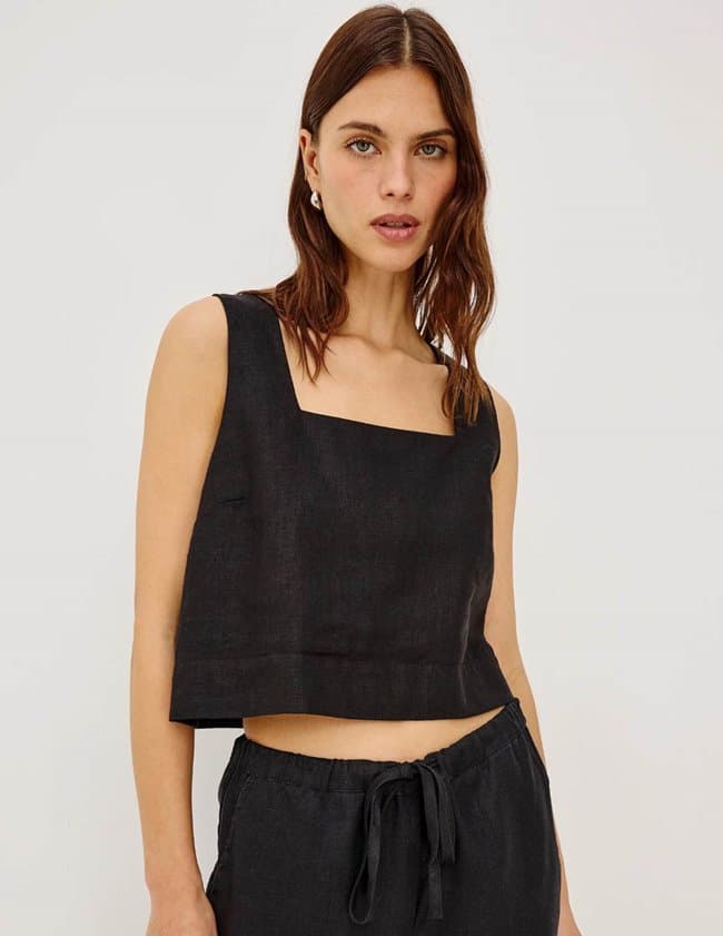 Rails akira top - black detail