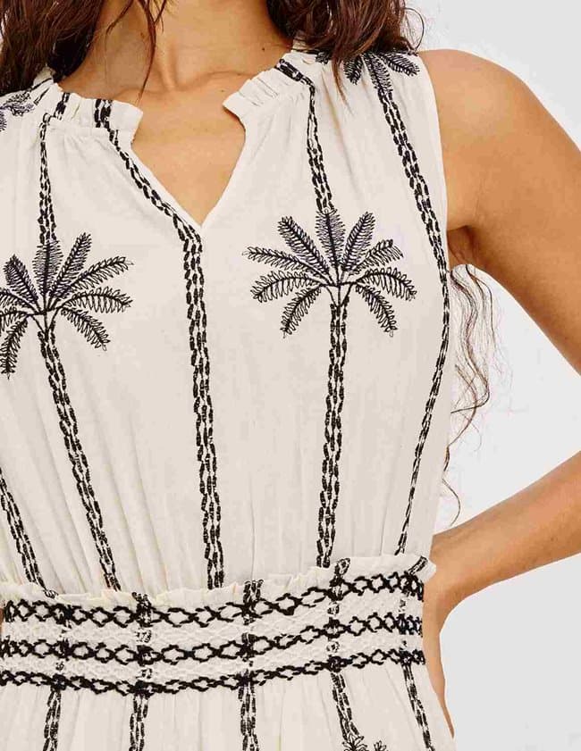 Rails loulou dress - palms back