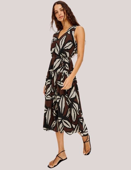 Rails maeve dress - cocoa floral
