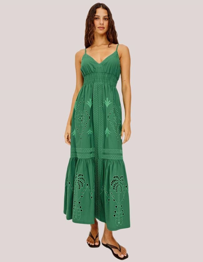 Rails blair dress - clover detail
