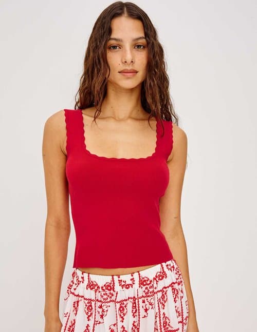 Rails flore top - tomato