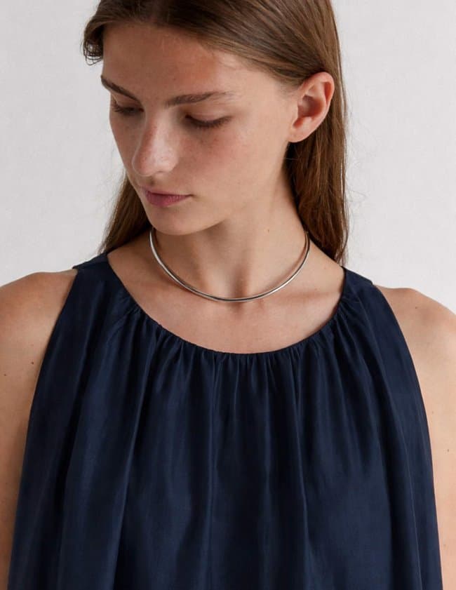 MeiMeiJ sleeveless dress - navy back