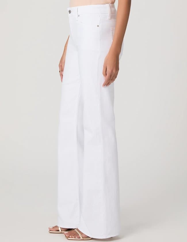 Paige Jeans sofia flare jean - white side
