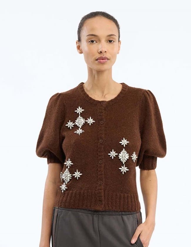Munthe vocca top - brown