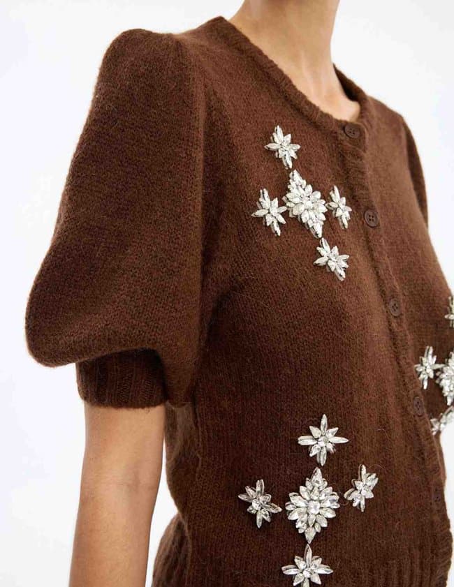 Munthe vocca top - brown detail