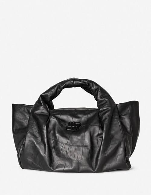 Munthe lix croco bag - black