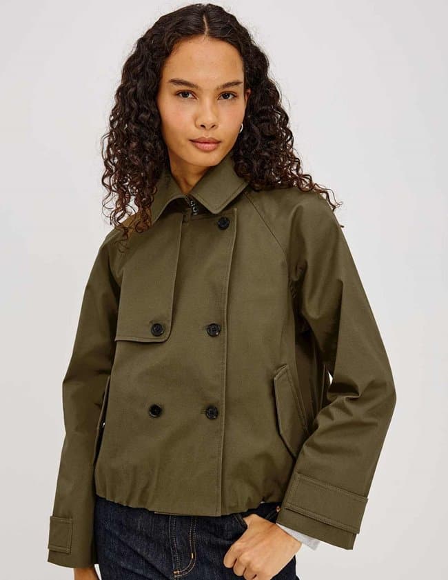 Rails jett jacket - olive detail