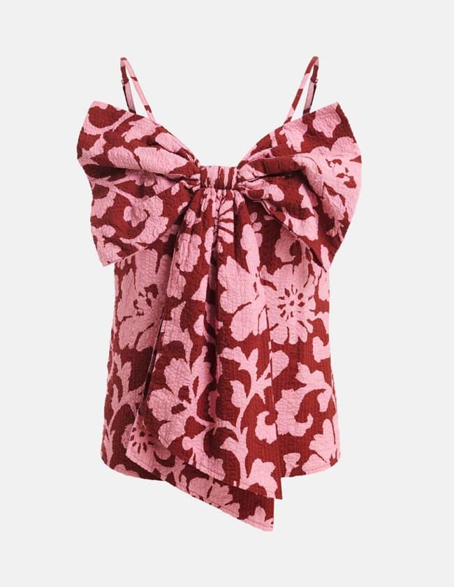 Essentiel Antwerp jogs bow top - pink back