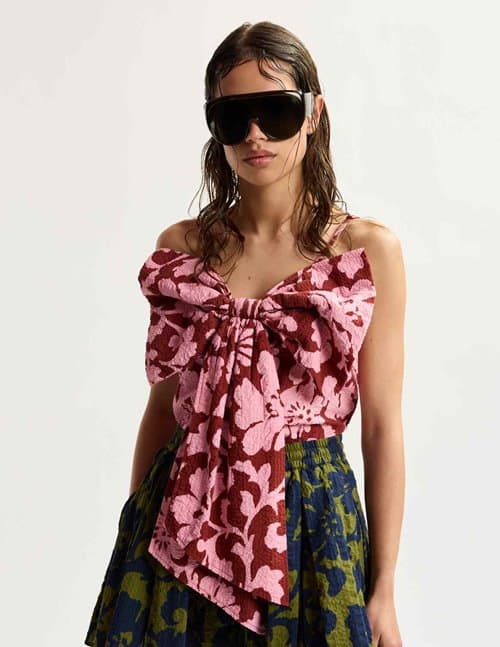 Essentiel Antwerp jogs bow top - pink