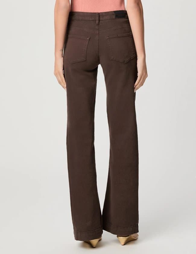 Paige Jeans leenah 32 jeans - chocolate detail