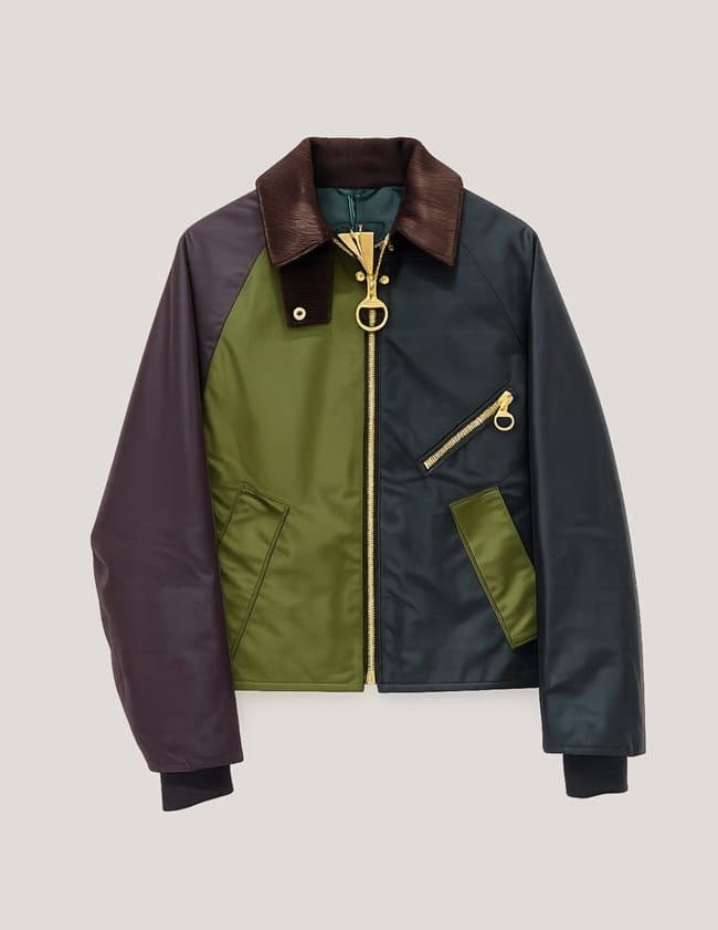 Barbour arlene jacket - golden olive back