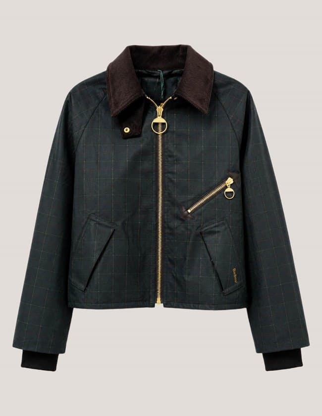 Barbour arlene checked jacket - classic back