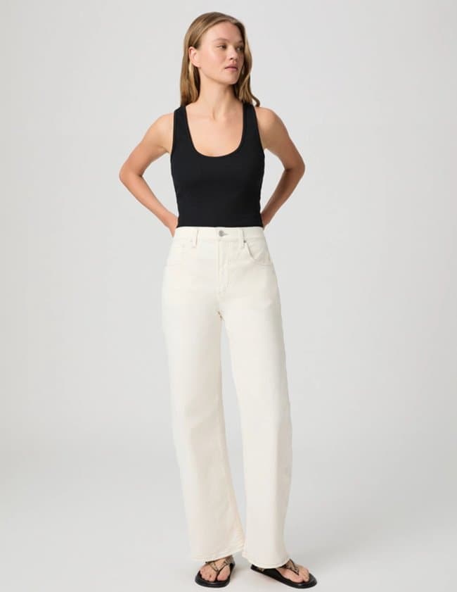Paige Jeans arellia skimmer jeans - cream