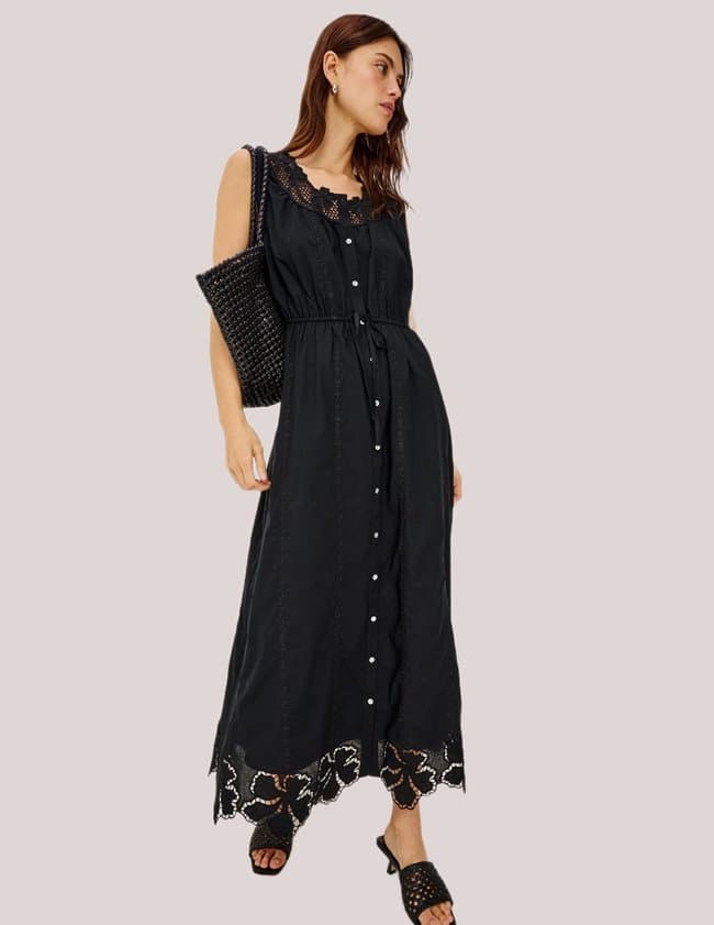Rails lorina dress - black detail