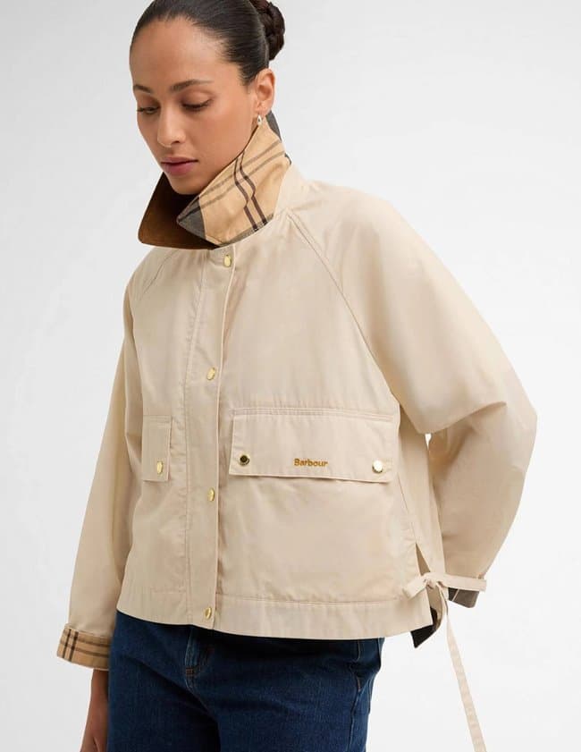 Barbour medland jacket - jasmine side