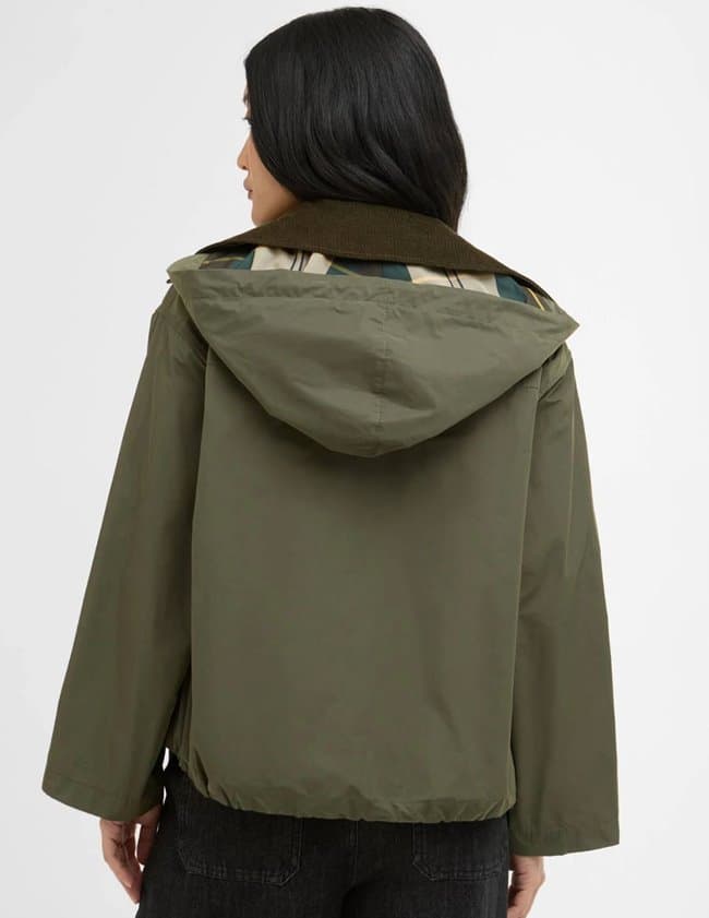 Barbour weaver jacket - ivy green model