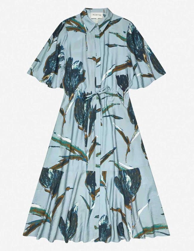 Munthe nanny dress - blue back