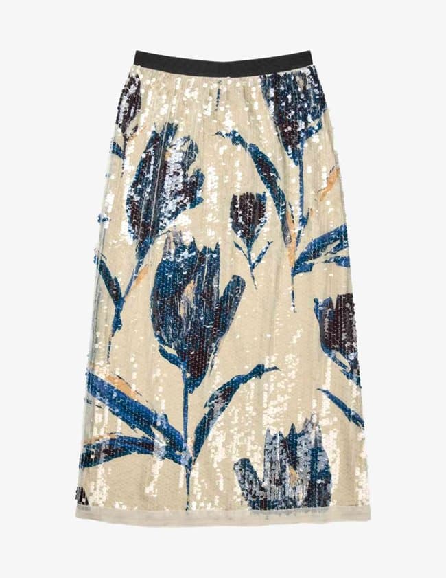Munthe omi skirt - creme back