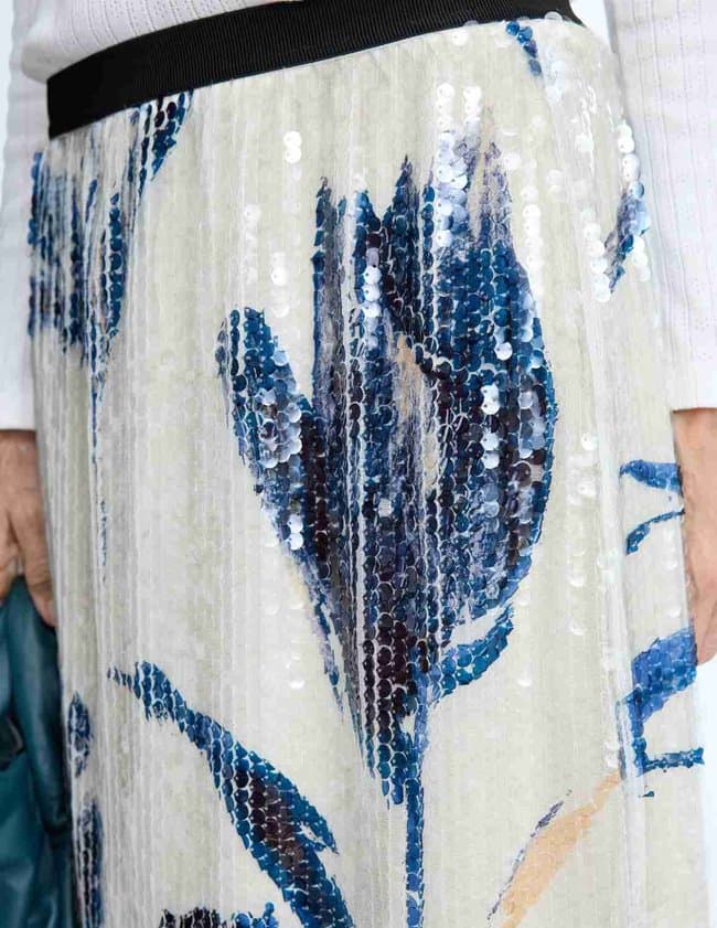 Munthe omi skirt - creme detail