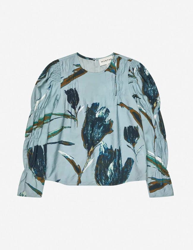 Munthe frewin top - blue back