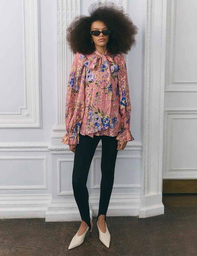 Queens of Archive lucy blouse - vintage pink side