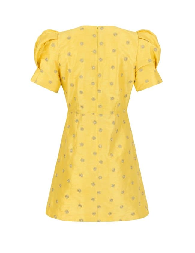 Queens of Archive primrose dress - yellow model