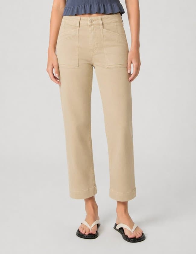 Paige Jeans quincy ankle jeans - sand side
