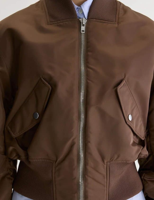 Bellerose hendry jacket - mocca detail