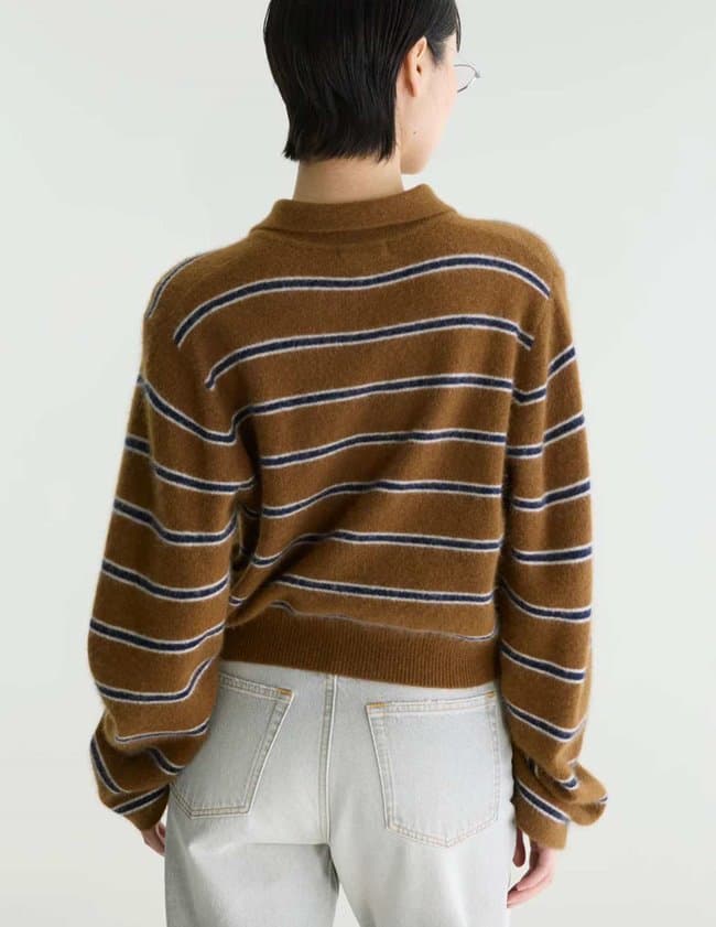 Bellerose dussyr jumper - brown stripe model