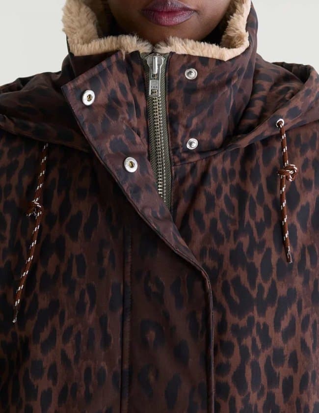 Bellerose jade coat - brown leopard side