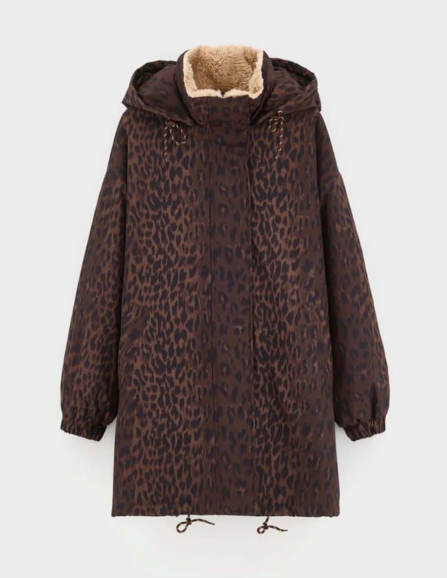 Bellerose jade coat - brown leopard back