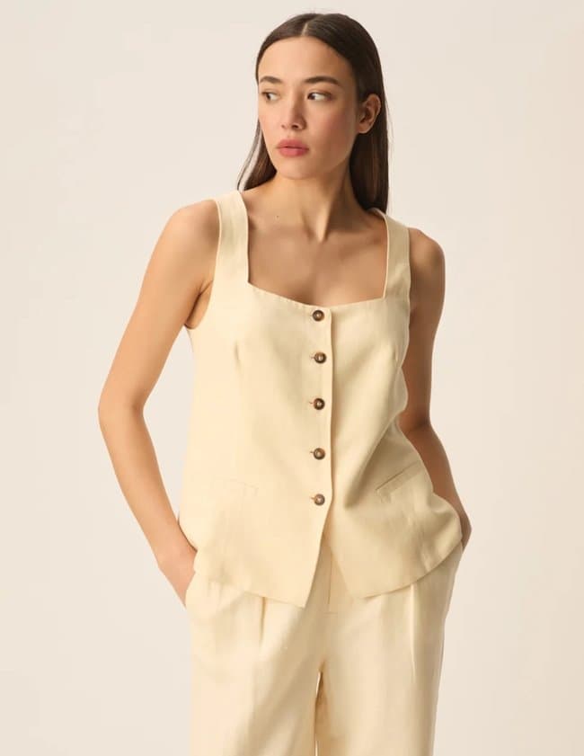 Des Petits Hauts tahmara top - shell