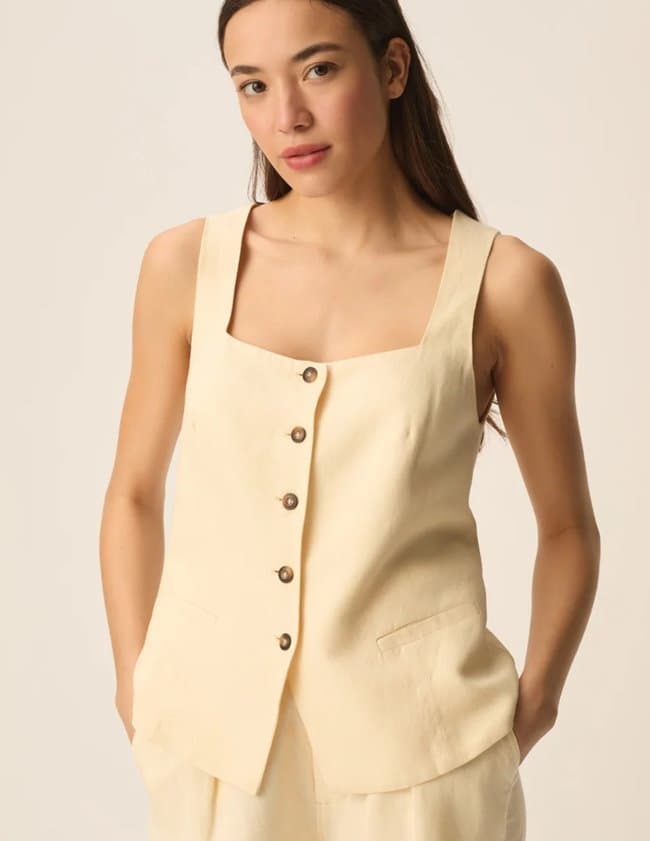 Des Petits Hauts tahmara top - shell detail