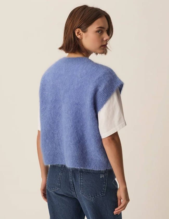 Des Petits Hauts alibaba gilet - sky model