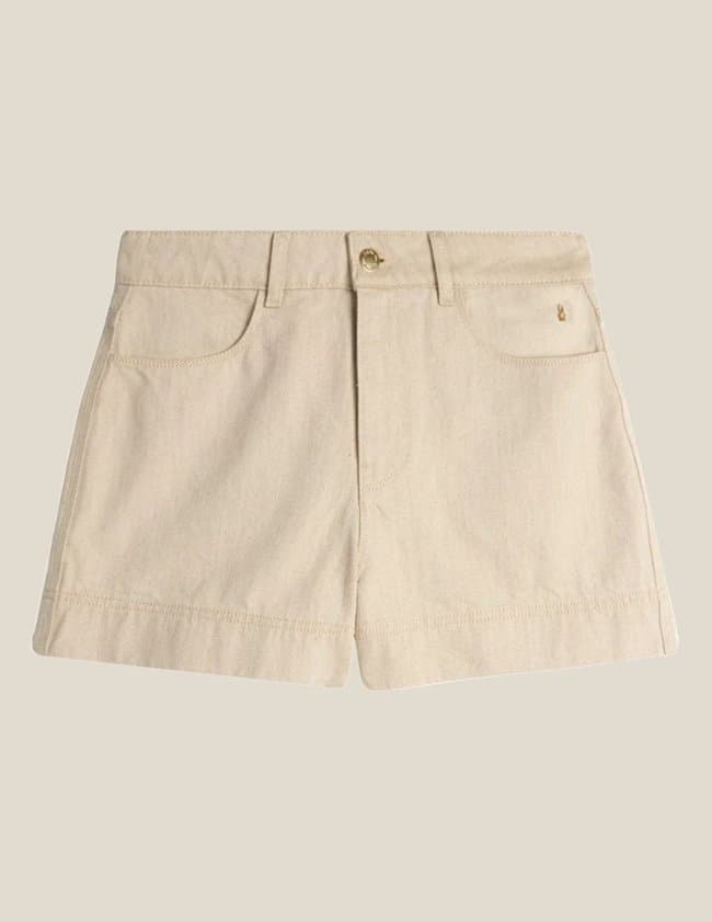 Des Petits Hauts lael shorts - sand back