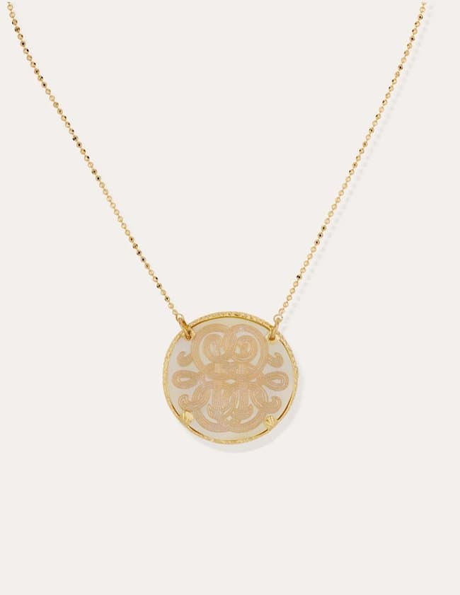 Gas Bijoux sun diva necklace - gold back