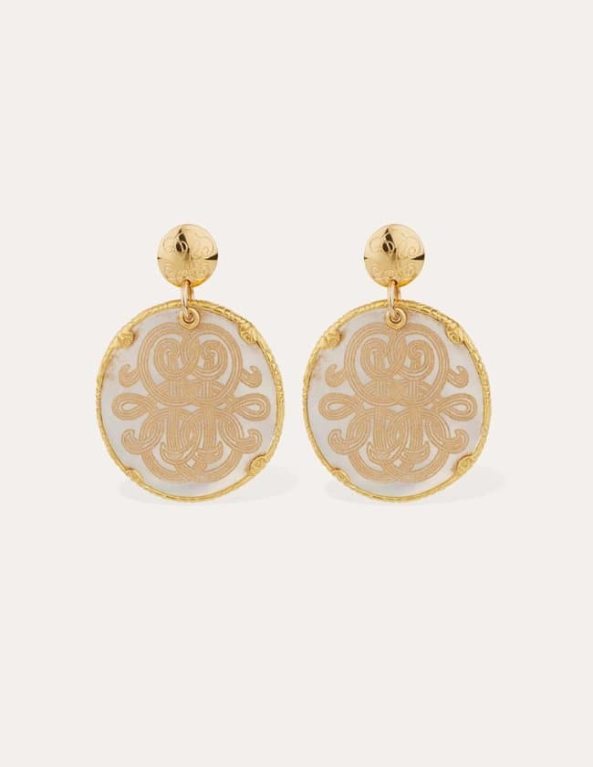 Gas Bijoux sun diva earrings - gold