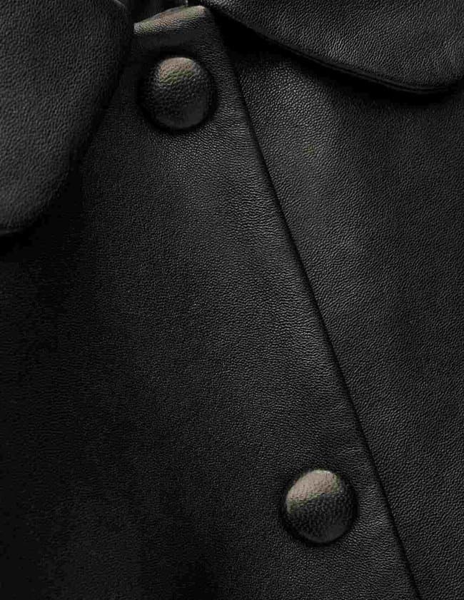 ba&sh mylos jacket - black side