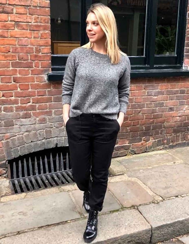 Chloé Stora sofia jumper - grey side