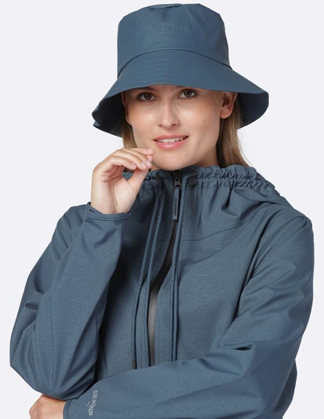 Ilse Jacobsen rain hat - orion blue