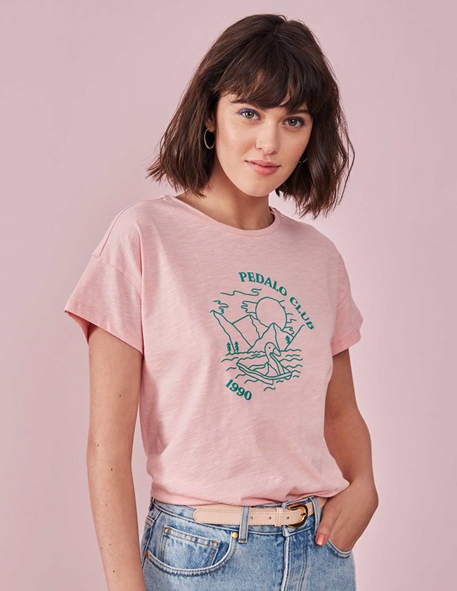 Des Petits Hauts jimjim t - shirt - pink