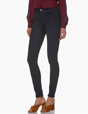 Paige Jeans hoxton ultra skinny jeans - mona dark blue detail
